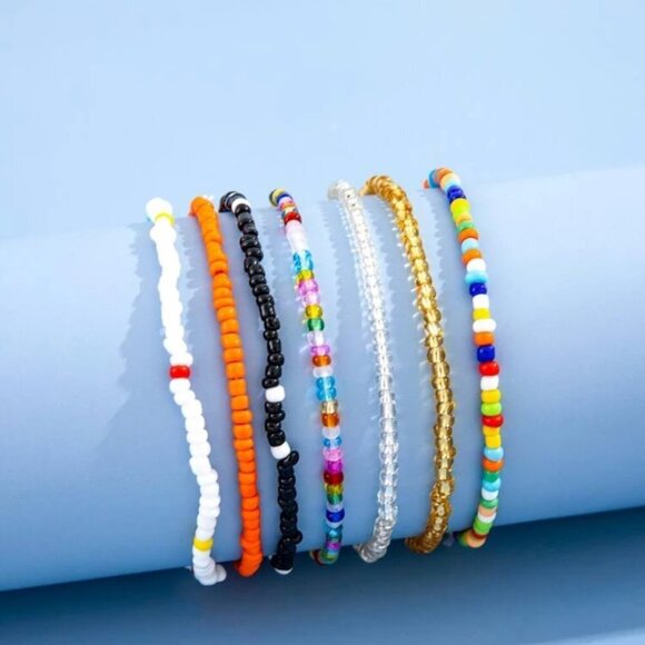 3 For $30 7 pcs Beaded Anklet - Picture 2 of 4